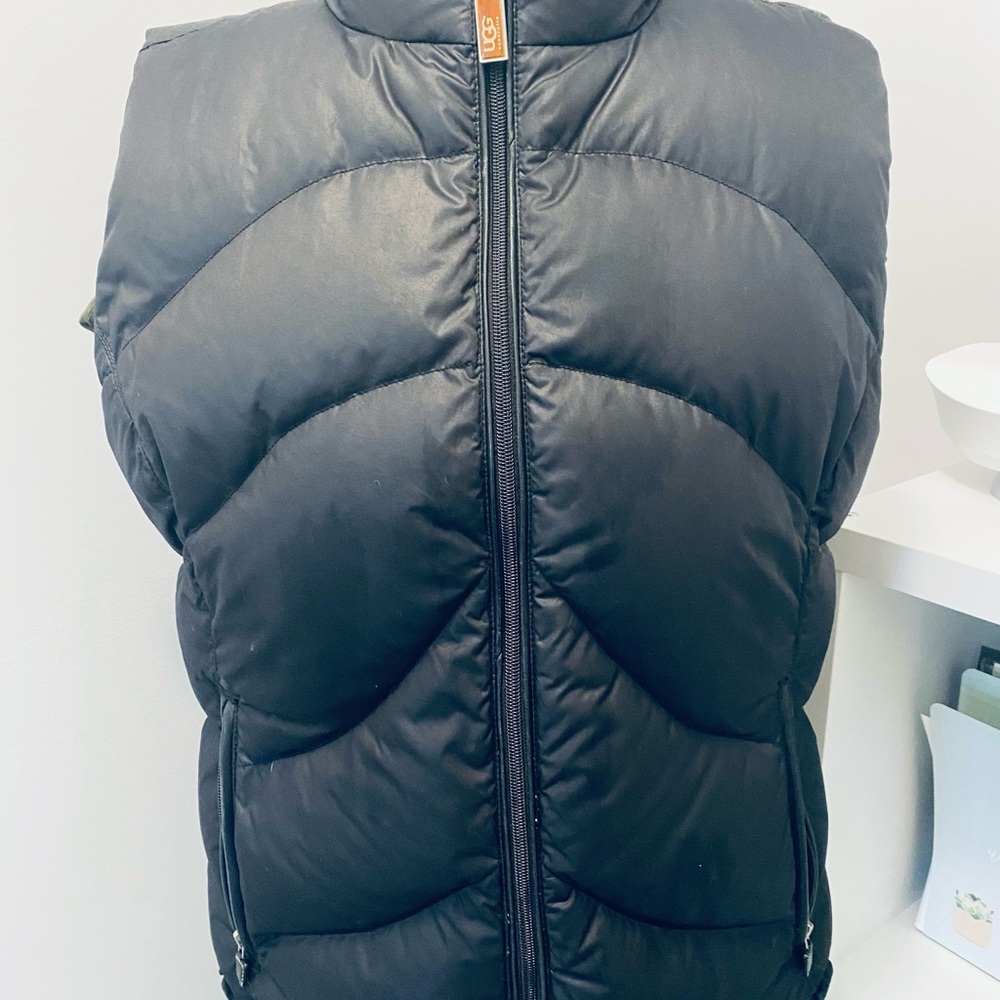 UGG Black Winter Puff Vest (Size M/L)